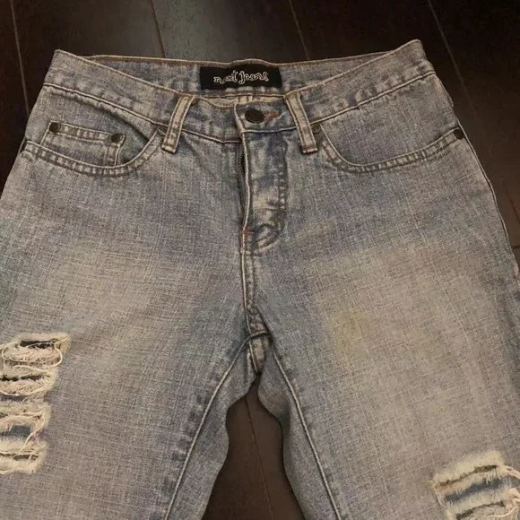 Next Jeans Ripped Jeans Size 24 - Picture 4 of 14